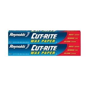 Reynolds Cut-Rite Wax Paper 75 Square Foot Roll Kitchen Restaurant Pack Of 2